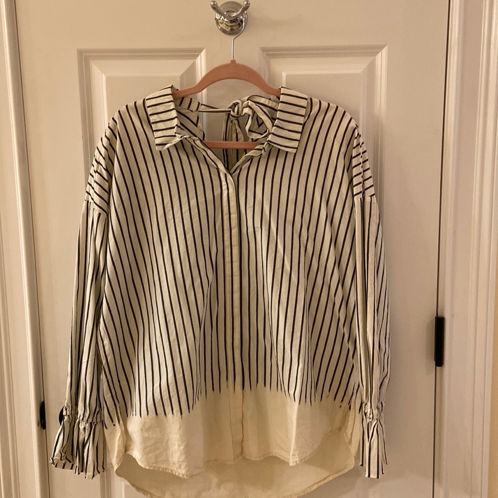 NWT Sanctuary Hazel Boy Tie Back Shirt